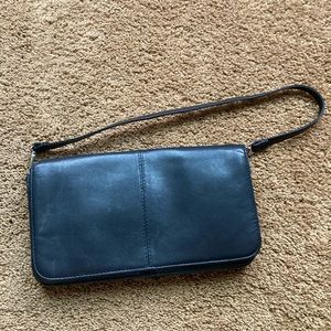 Smooth leather hand bag